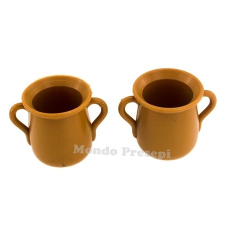 Set of 2 amphorae 2.5 cm