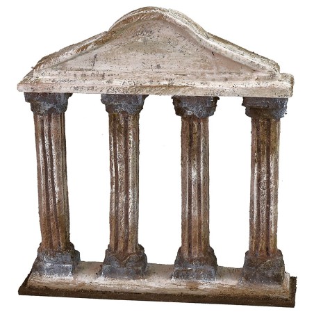 Colonnade with rounded triangular pediment 13X4x13.5 cm h