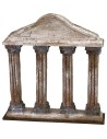 Colonnade with rounded triangular pediment 13X4x13.5 cm h