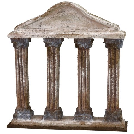 Colonnade with rounded triangular pediment 13X4x13.5 cm h