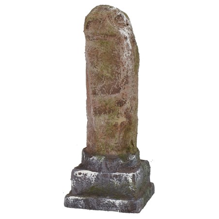 Columna en ruinas con base cuadrada de 2,5x2,5x6,5 cm de altura de la columna, base