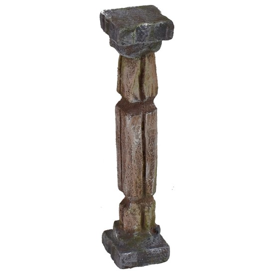 Columna con ranuras verticales y horizontales cm 2,5X2,5X9 h