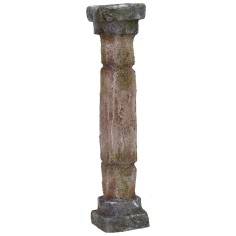 Columna dórica con dos incrustaciones de 2,5X2,5X9 cm h