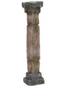 Colonna dorica con due intarsi cm 2,5X2,5X9 h