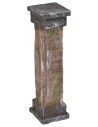 Columna con base cuadrada y fuste octogonal de 2,5X2,5X9 cm h