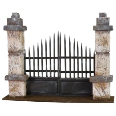 Cancello con colonne cm 29x7x23 h cancello, altezza, colonne 2