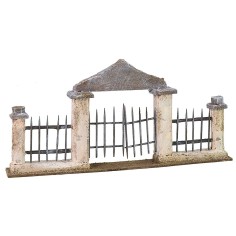 Cancello e ringhiera cm 29X3,5X14 h altezza, cancello