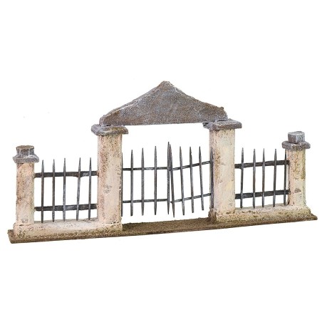 Cancello e ringhiera cm 29X3,5X14 h altezza, cancello