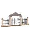 Cancello e ringhiera cm 29X3,5X14 h altezza, cancello