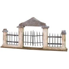 Cancello e ringhiera cm 29X3,5X14 h altezza, cancello 2