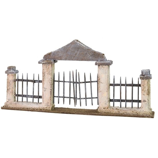 Puerta y reja cm 29X3,5X14 h altura, puerta