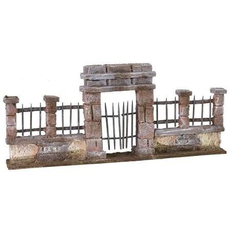 Cancello con ringhiera cm 29X3,5X12,5 h altezza, cancello
