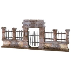 Cancello con ringhiera cm 29X3,5X12,5 h altezza, cancello 2