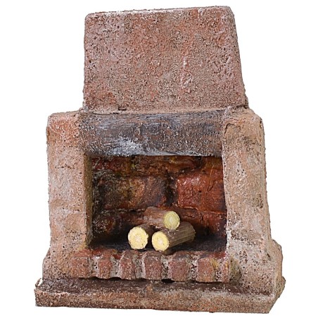 Camino con legna da ardere cm 6X3,5X7,5 h