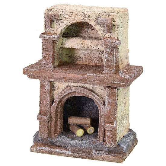 Chimenea de varios niveles cm 8,5X5X12,5 h estatua, altura