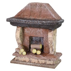 Chimenea cm 6X3X8 h altura, recomendado, poliestireno, estatuas 2