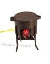 Brazier with led ef. fire complete with power supply