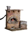Forno effetto fuoco per Presepe cm 7,5x6,5x9,5 h altezza