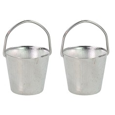 Conjunto de 2 cubos de metal ø 3 cm de metal, altura, cubos.