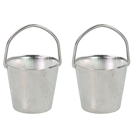 Conjunto de 2 cubos de metal ø 3 cm de metal, altura, cubos.