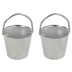 Conjunto de 2 cubos de metal ø 3 cm de metal, altura, cubos. 2