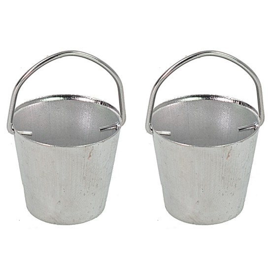 Conjunto de 2 cubos de metal ø 3 cm de metal, altura, cubos.