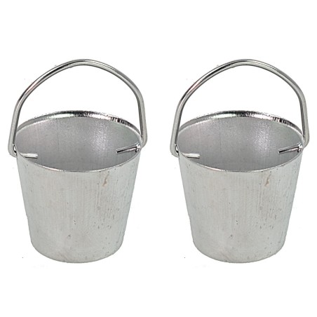 Conjunto de 2 cubos de metal ø 3 cm de metal, altura, cubos.