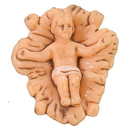 Niño Jesús en la cuna cm 2x2,5x1 h en pvc