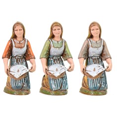 Lavandaia seduta serie 12 cm Landi Moranduzzo Mondo Presepi 2