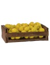 Cassetta in legno con limoni cm 6,3x3,7x2,5 h