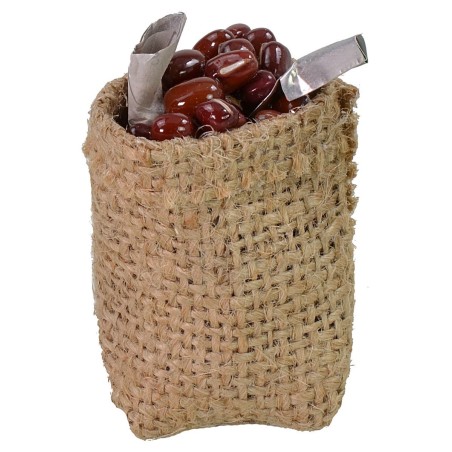 Sacco in juta con fagioli ø cm 4x6 h