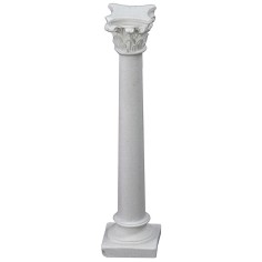 Columna lisa con capitel corintio cm 10 h columna