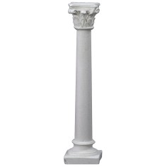 Colonna liscia con capitello corinzio cm 10 h colonna 2