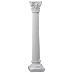 Columna lisa con capitel corintio cm 15 h capitel 2