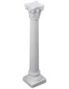 Colonna liscia con capitello corinzio cm 15 h capitello