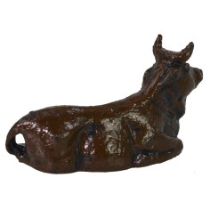 Bue seduto cm 4 in pvc 2