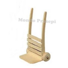 Carrito de madera 5,5 h. Mundo Pesebres