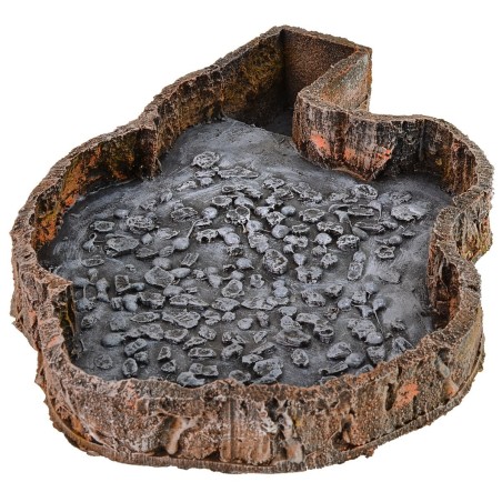 Lago in resina cm 32x21x5 h