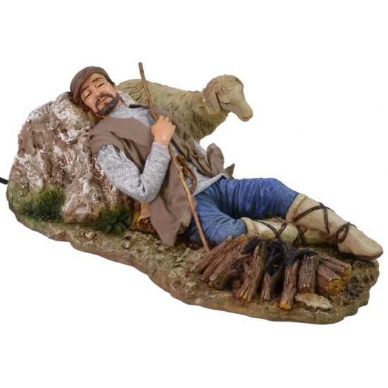 Dormiente Popolare 30 cm in movimento Mondo Presepi