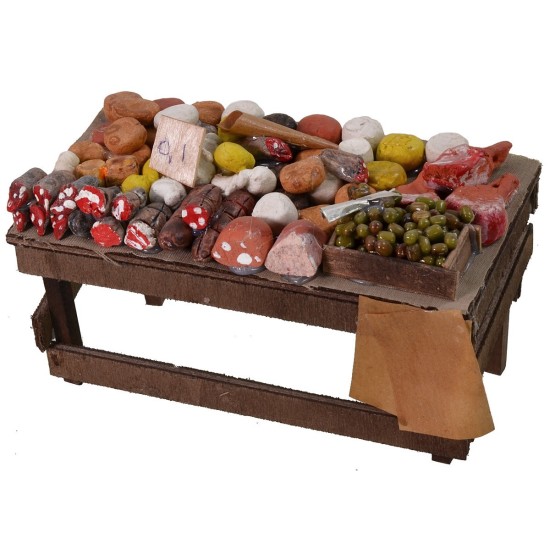 Banco di salumi e formaggi cm 14,5x7,5x8,5 h