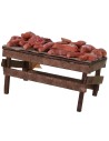 Banco con carne e salumi cm 15x8x8 h
