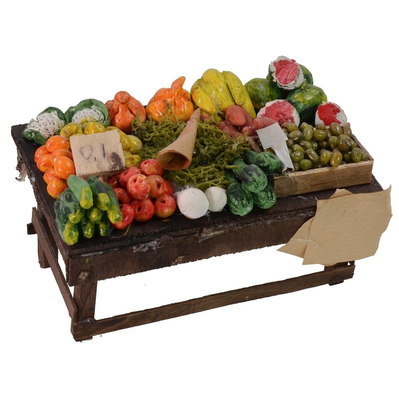 Banco di frutta e verdura cm 12x7x6 h