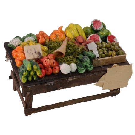 Banco di frutta e verdura cm 12x5,5x6 h