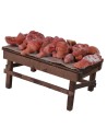 Banco con carne e salumi cm 12x7x6 h