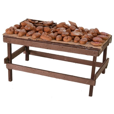 Banco di pane e pizze cm 20x11x11 h banco, altezza, pizze