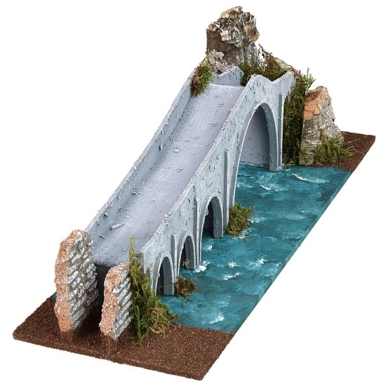 Ponte storico cm 39x13x13 h ponte, altezza, larghezza, archi