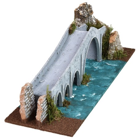 Ponte storico cm 39x13x13 h ponte, altezza, larghezza, archi