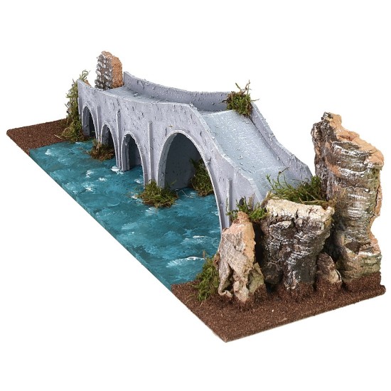 Ponte storico cm 39x13x13 h ponte, altezza, larghezza, archi