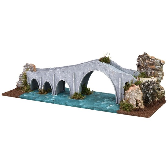 Ponte storico cm 39x13x13 h ponte, altezza, larghezza, archi