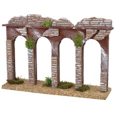 Acquedotto Romano cm 30x8x20 h altezza, larghezza, legno 2